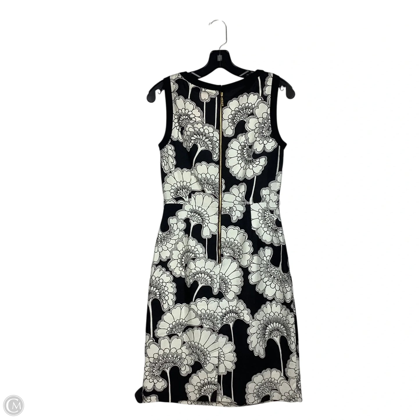 Dress Designer By Kate Spade In Black & Cream, Size: 2