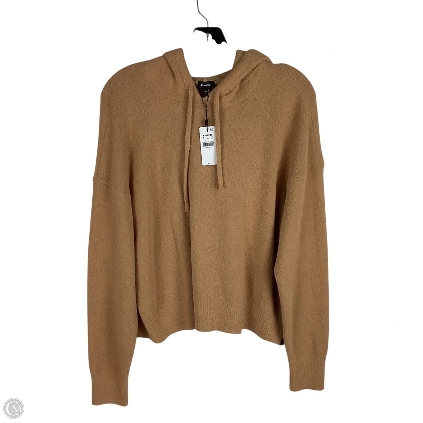 Sweatshirt Hoodie By Express In Brown, Size: S