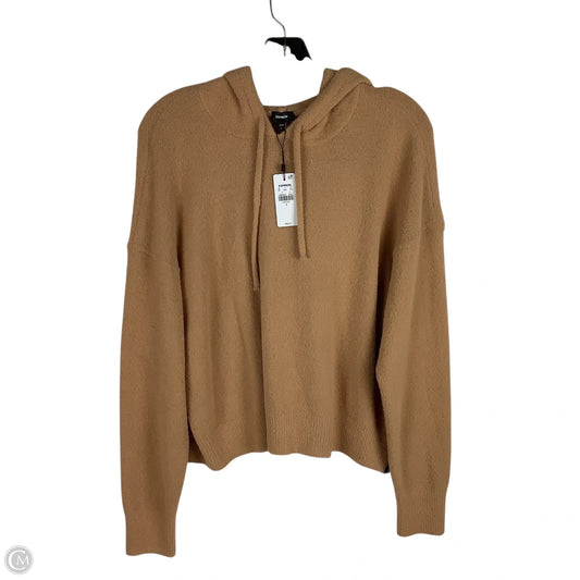 Sweatshirt Hoodie By Express In Brown, Size: S