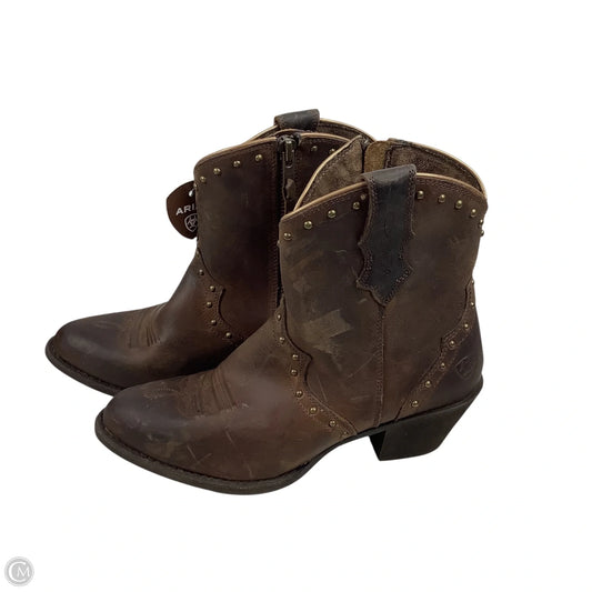 Boots Western By Ariat In Brown, Size: 7.5