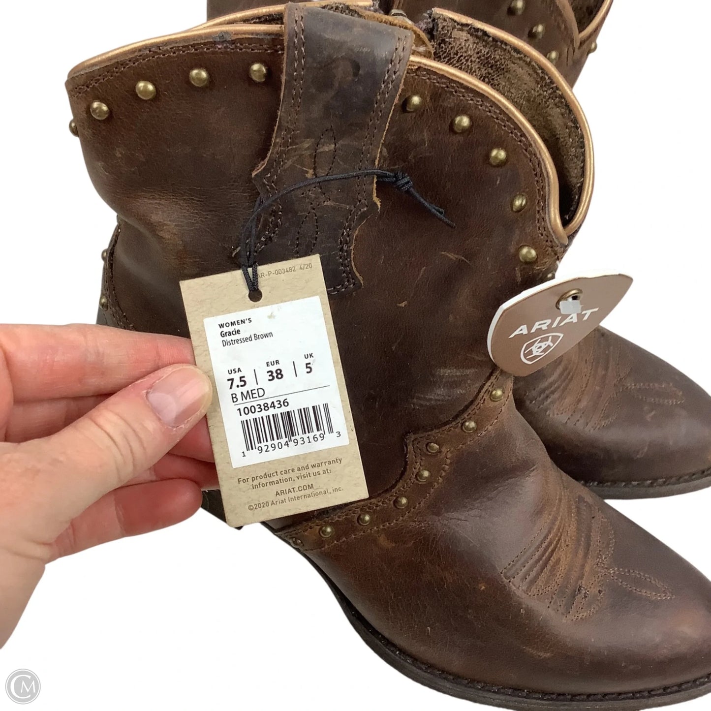 Boots Western By Ariat In Brown, Size: 7.5