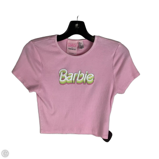 Top Short Sleeve Basic By Forever 21 In Pink, Size: M