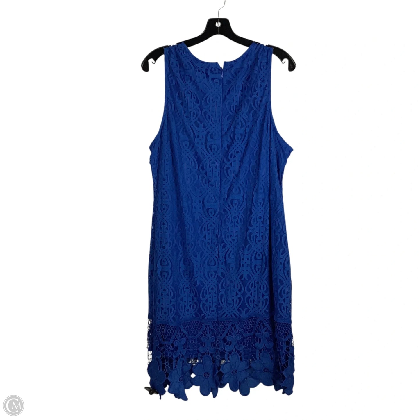 Dress Casual Short By Clothes Mentor In Blue, Size: 2x