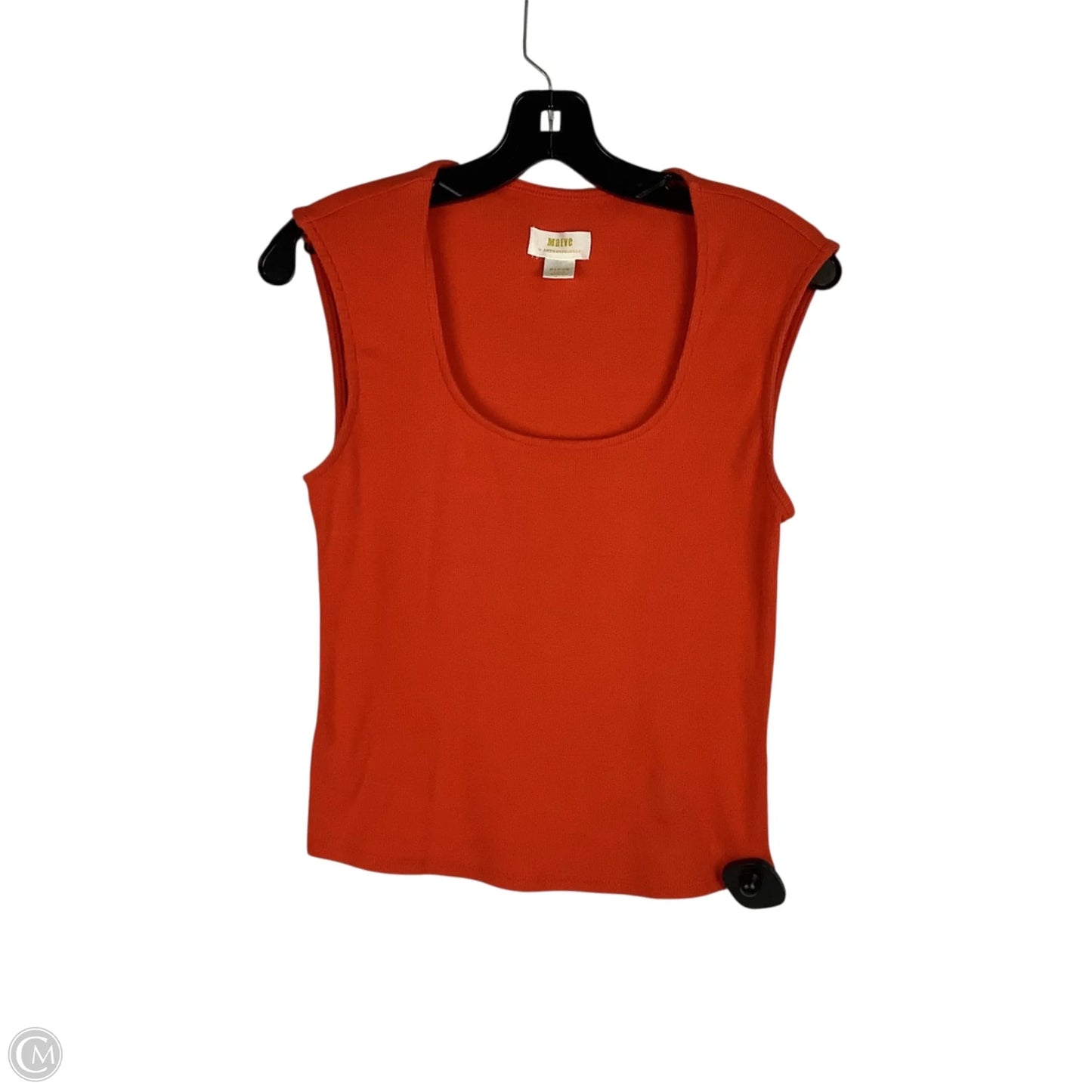 Top Short Sleeve By Maeve In Orange, Size: M