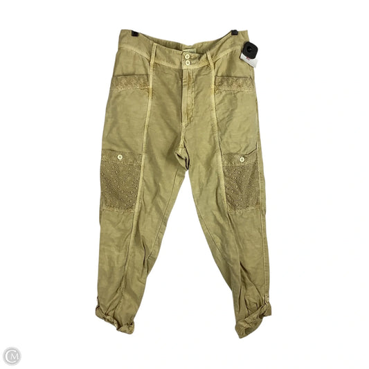 Pants Cropped By Sundance In Yellow, Size: 10