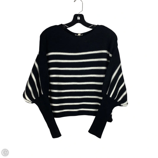 Sweater By Ee Some In Black & White, Size: S