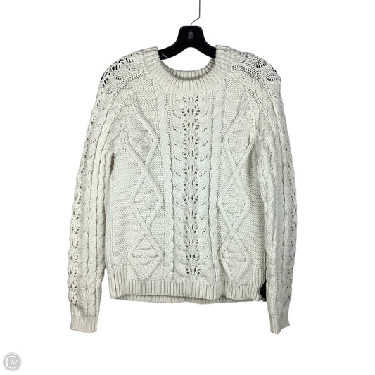 Sweater By Knitted And Knotted In Cream, Size: S