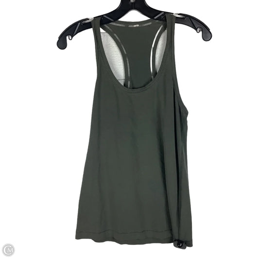 Athletic Tank Top By Lululemon In Green, Estimated Size: 6