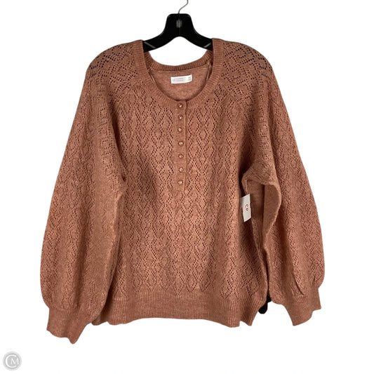 Sweater By Lc Lauren Conrad In Orange, Size: Xxl
