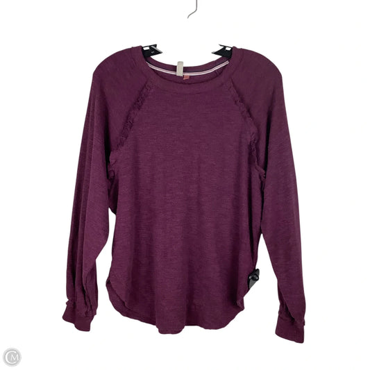 Top Long Sleeve By Pilcro In Purple, Size: Xs