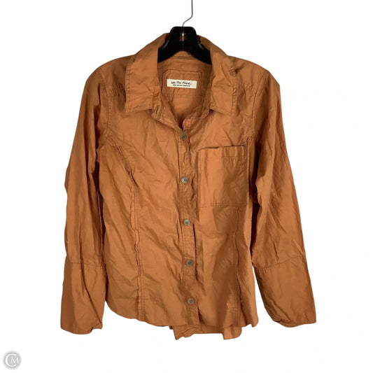 Top Long Sleeve By We The Free In Orange, Size: S