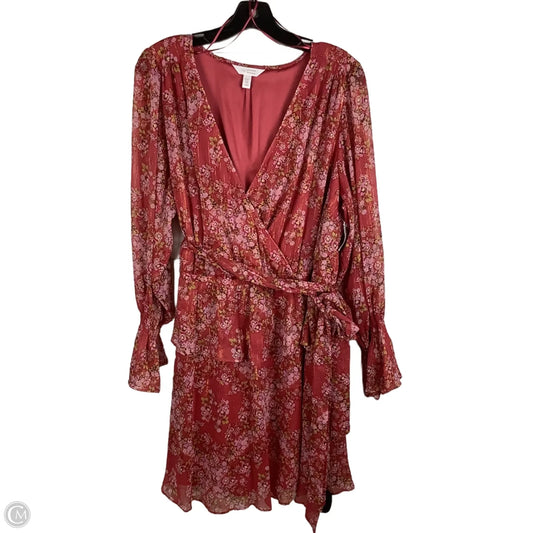 Dress Casual Short By Lc Lauren Conrad In Floral Print, Size: 1x