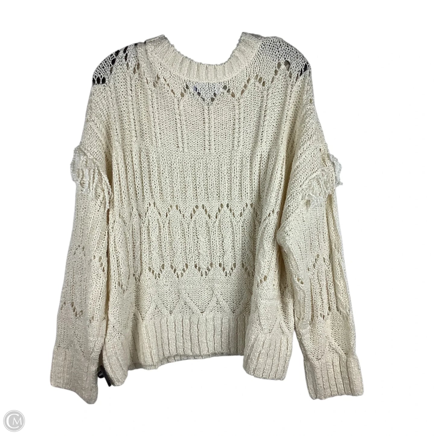 Sweater By Old Navy In Cream, Size: Xl