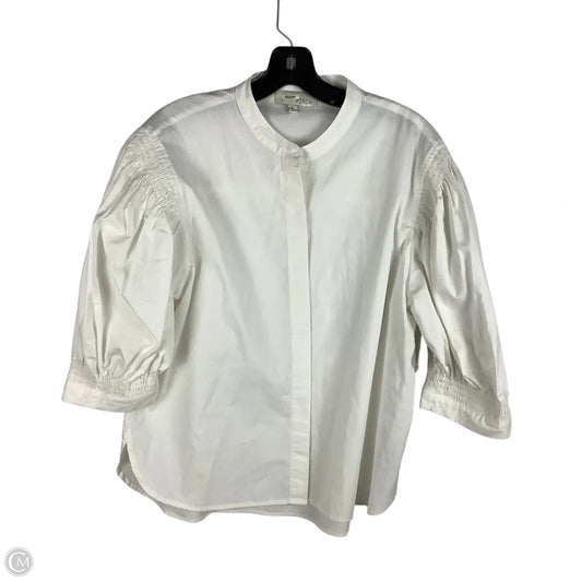 Top Short Sleeve By Pinch In White, Size: L