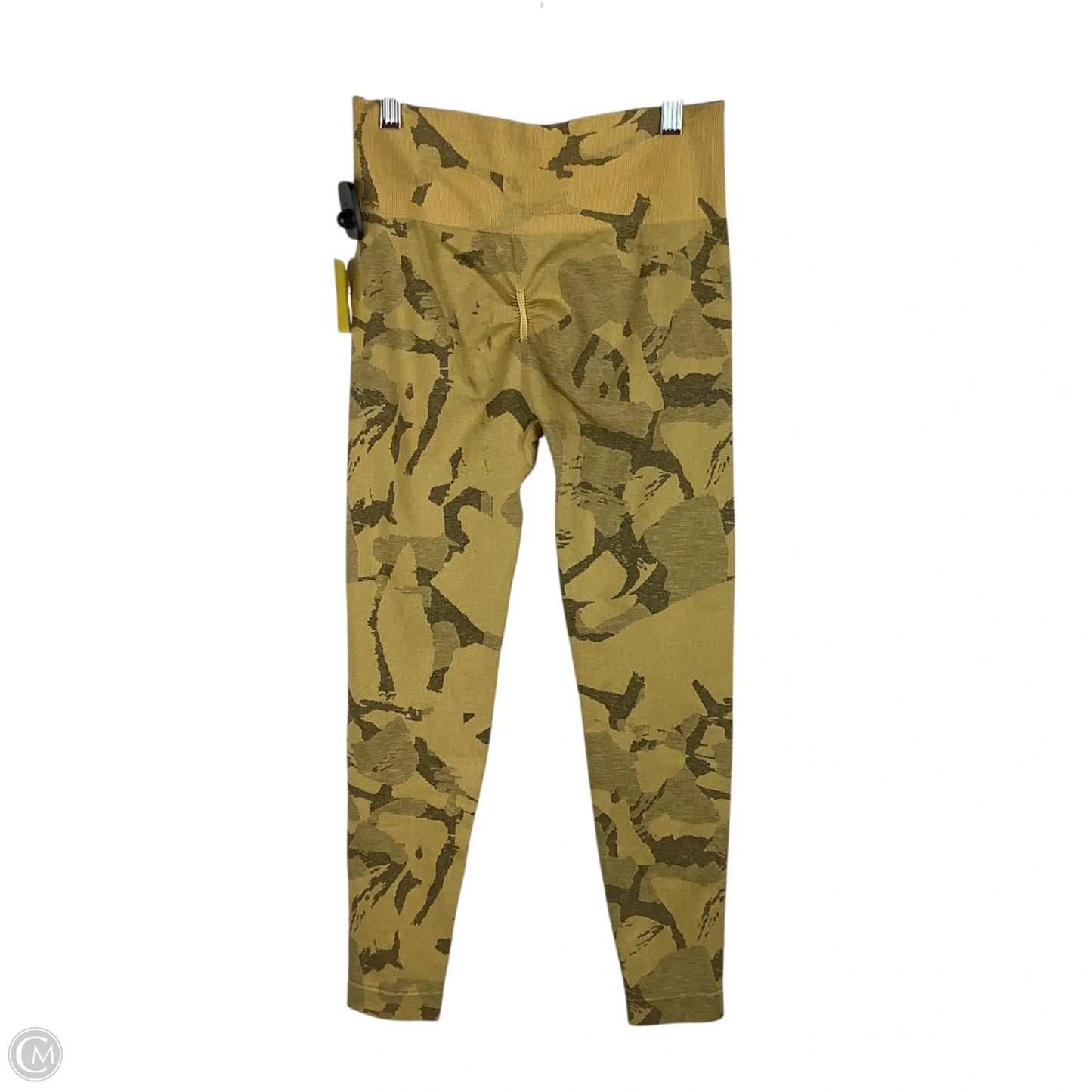 Athletic Leggings By Gym Shark In Yellow, Size: M