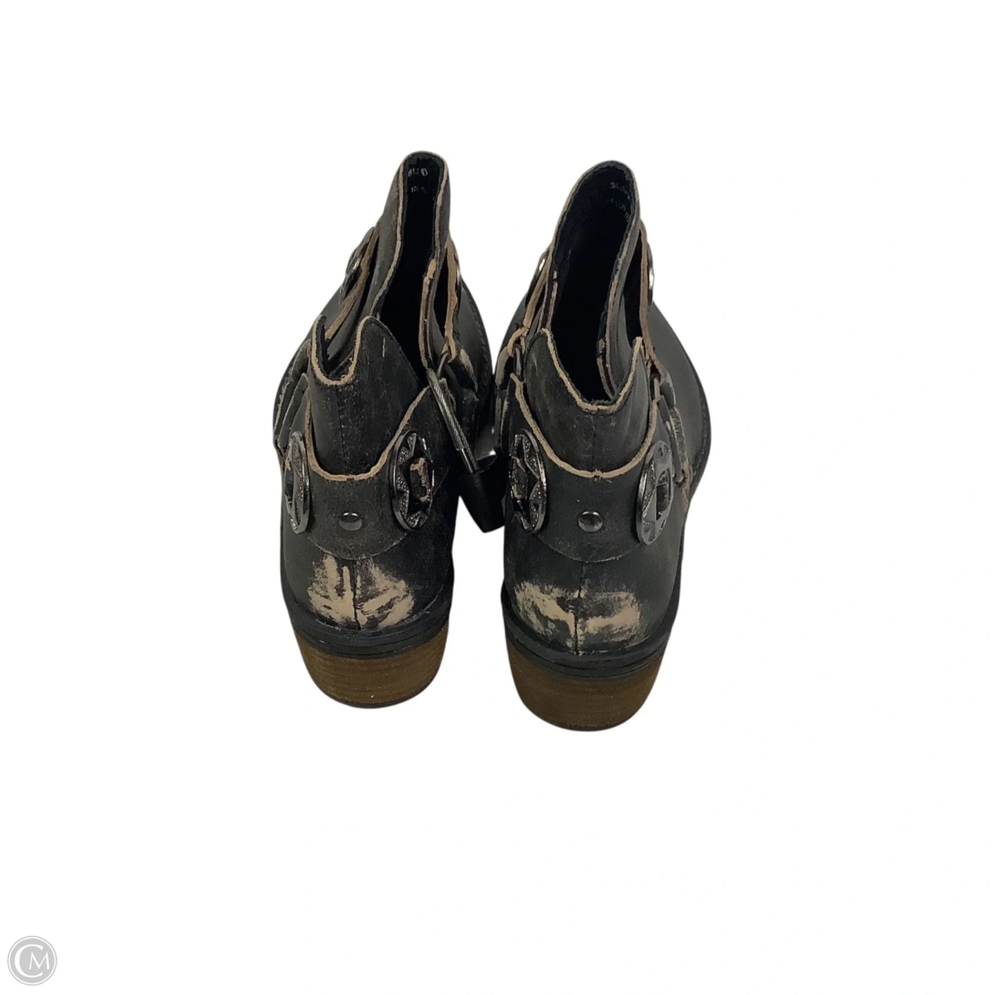 Boots Ankle Heels By Chinese Laundry In Black, Size: 9