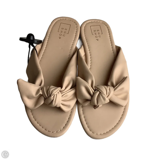 Sandals Flats By Shu Shop In Tan, Size: 9