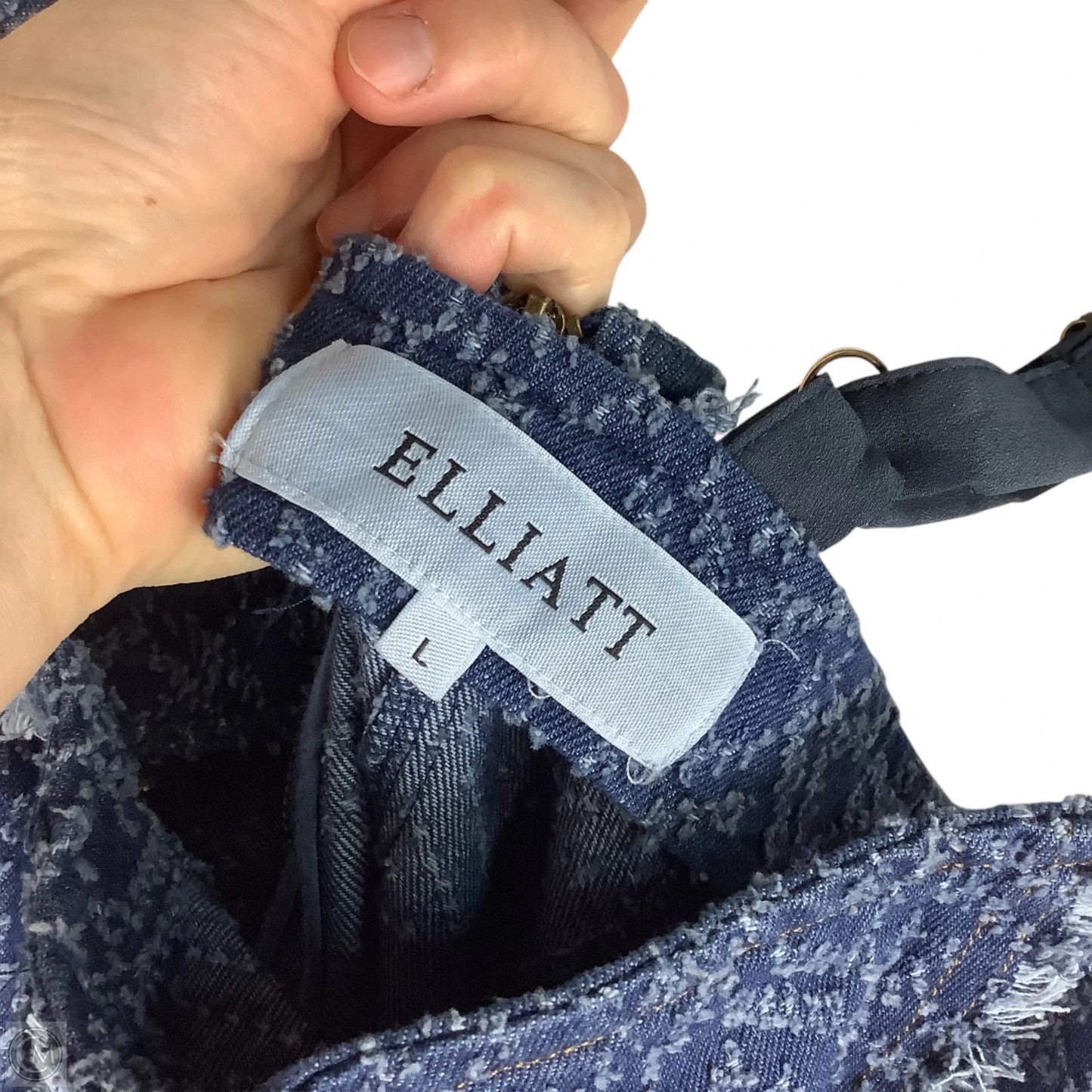 Dress Party Short By Elliatt In Blue Denim, Size: L