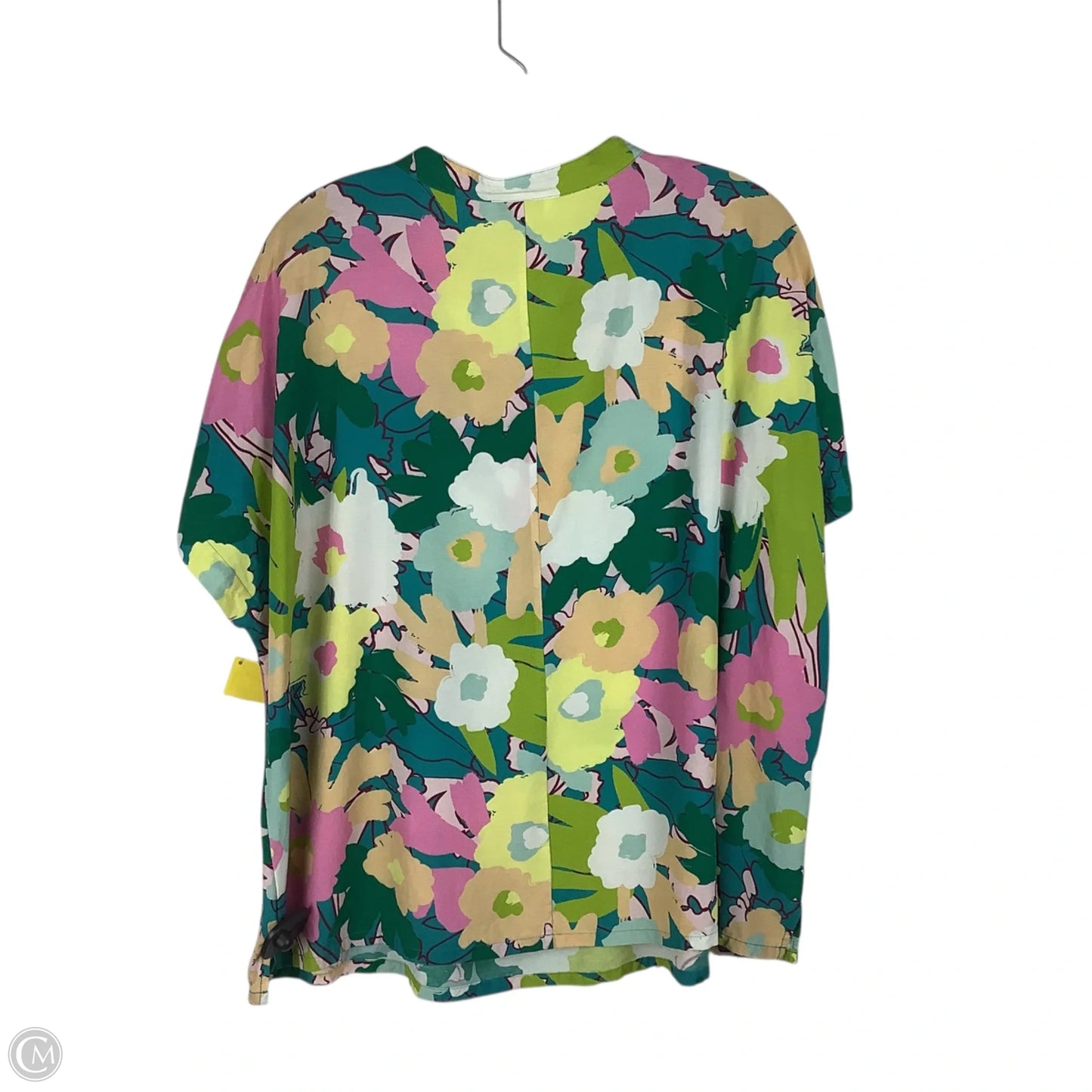 Top Short Sleeve By Crosby In Floral Print, Size: Xl