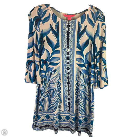 Dress Designer By Lilly Pulitzer In Blue & Pink, Size: Xs