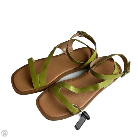 Sandals Flats By Madewell In Green, Size: 6.5