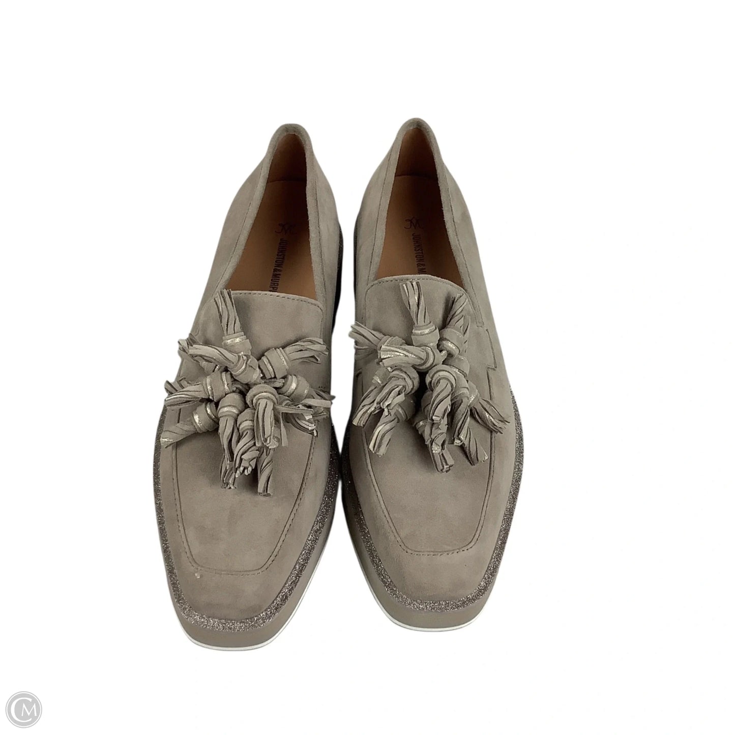 Shoes Heels Platform By Johnston & Murphy In Grey, Size: 7.5