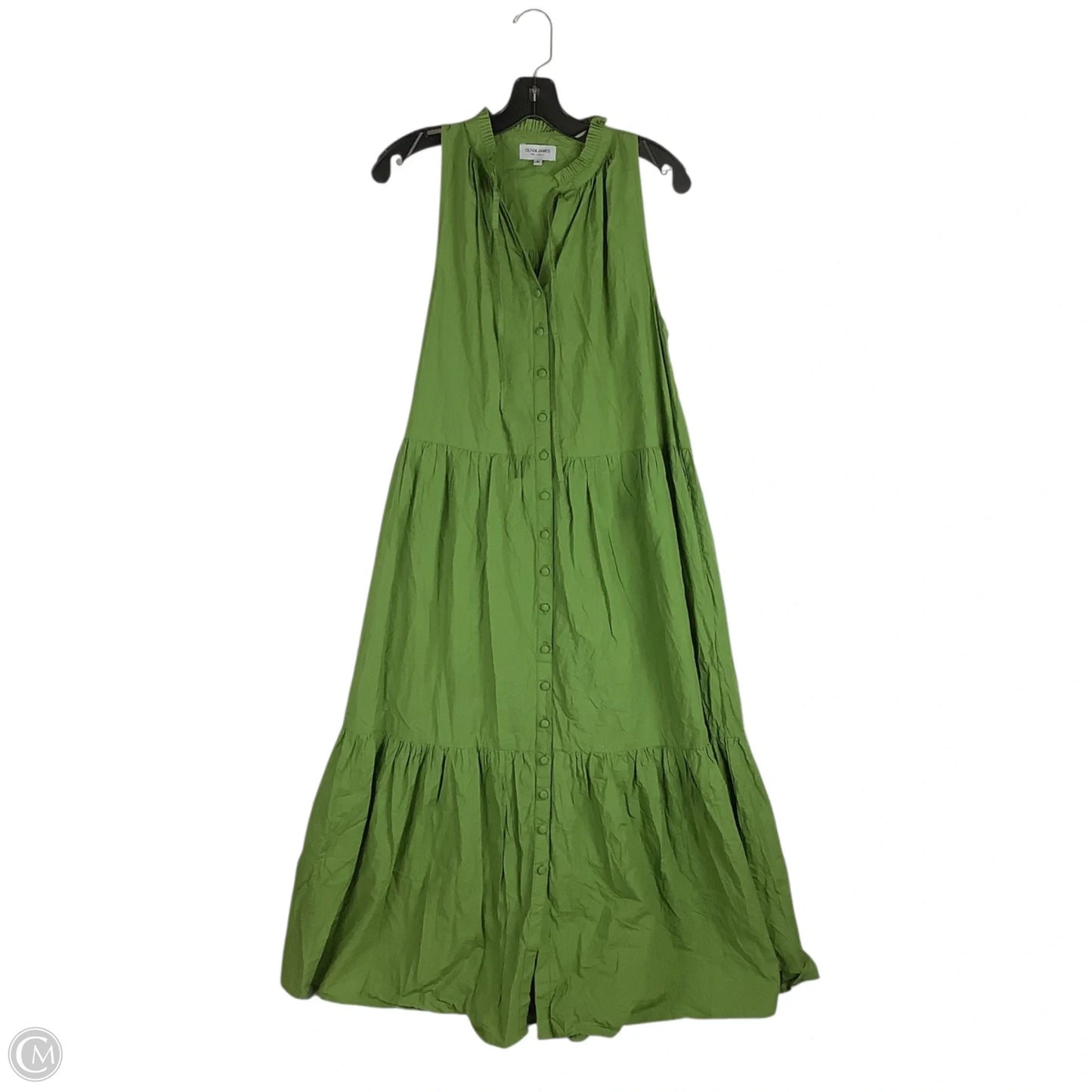 Dress Casual Maxi By Cmb In Green, Size: M