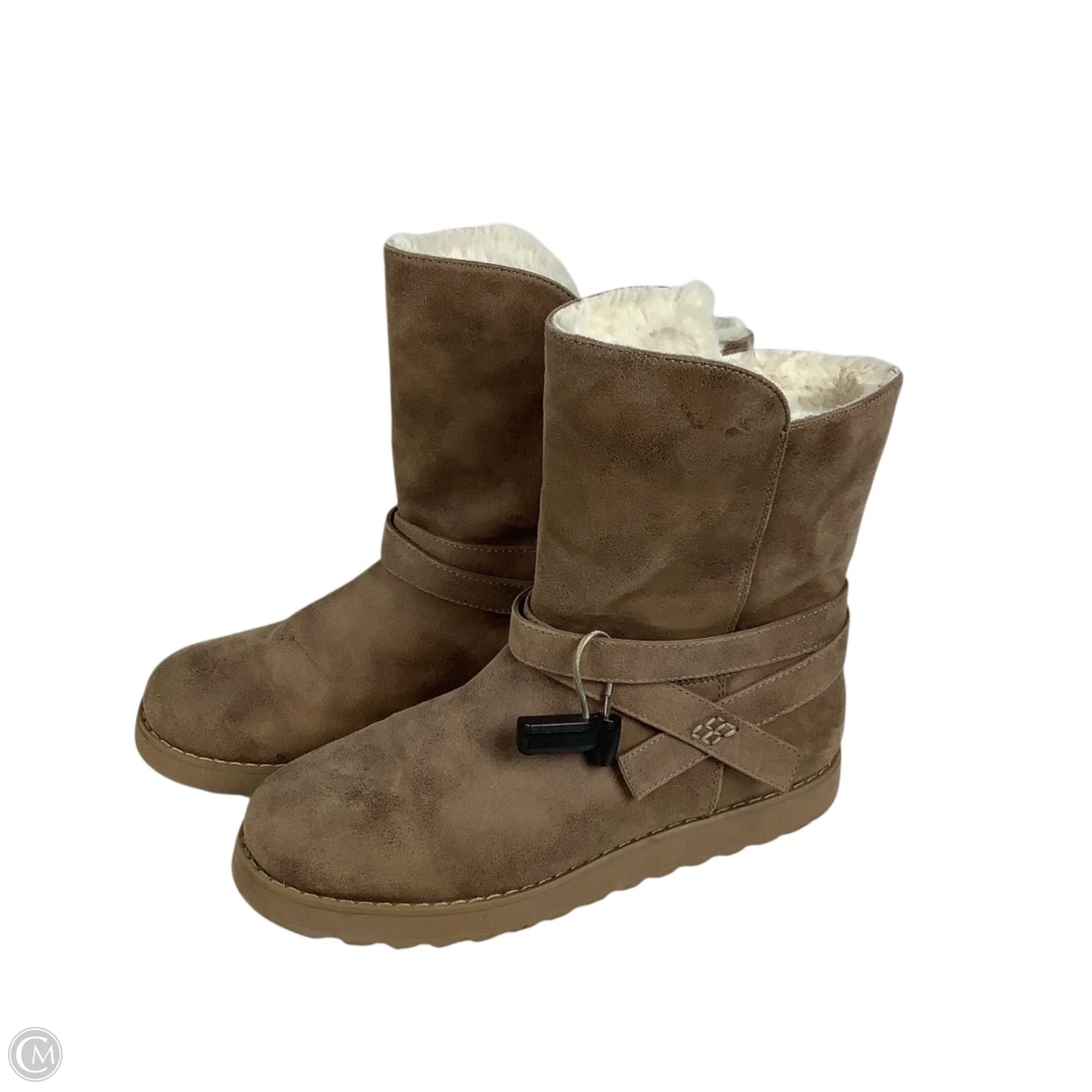 Boots Ankle Flats By Skechers In Brown, Size: 9