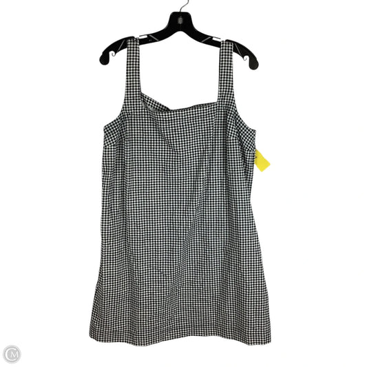 Dress Casual Short By A New Day In Plaid Pattern, Size: L