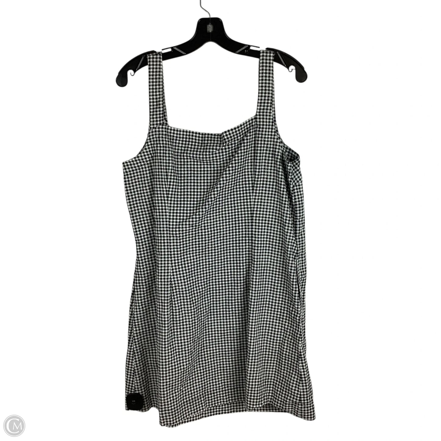 Dress Casual Short By A New Day In Plaid Pattern, Size: L