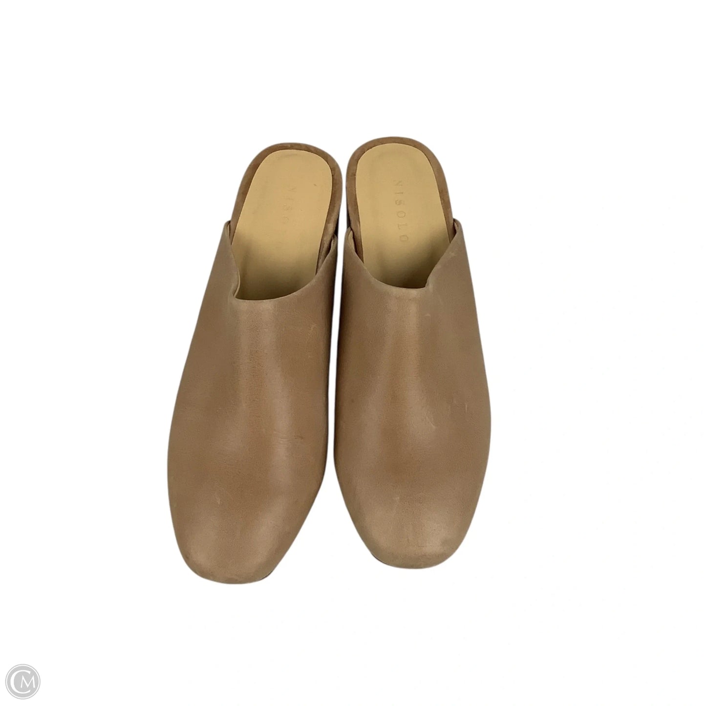 Shoes Heels Block By Clothes Mentor In Tan, Size: 8