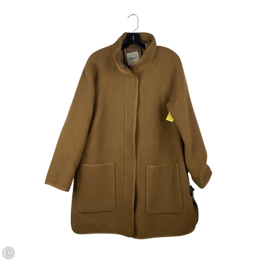 Coat Peacoat By Madewell In Brown, Size: L