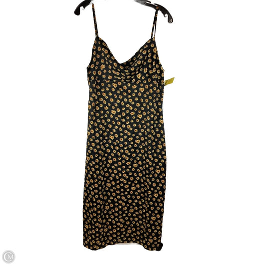 Dress Party Midi By Clothes Mentor In Floral Print, Size: 12