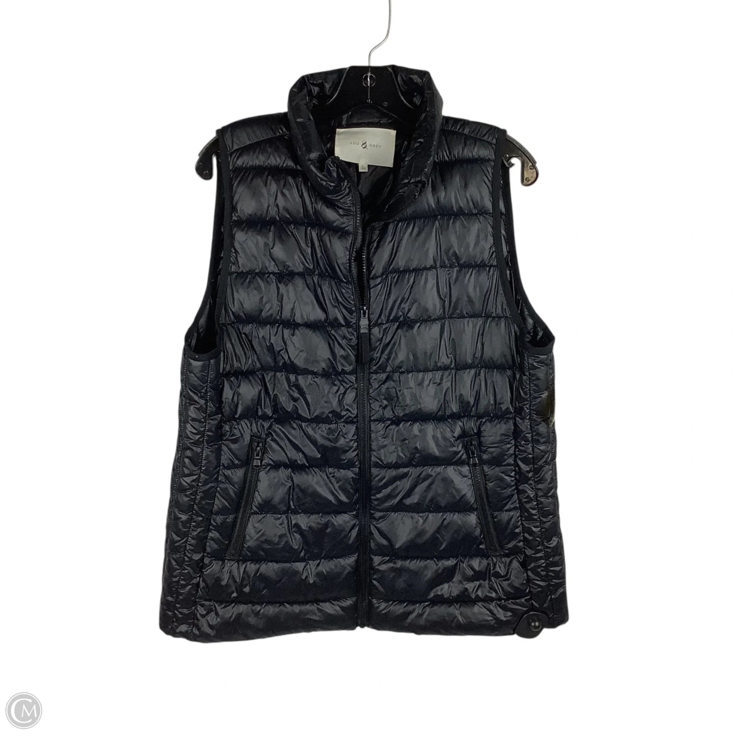 Vest Puffer & Quilted By Lou And Grey In Black, Size: L