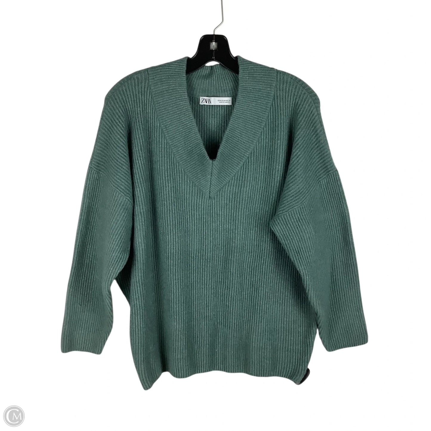 Sweater By Zara In Green, Size: M