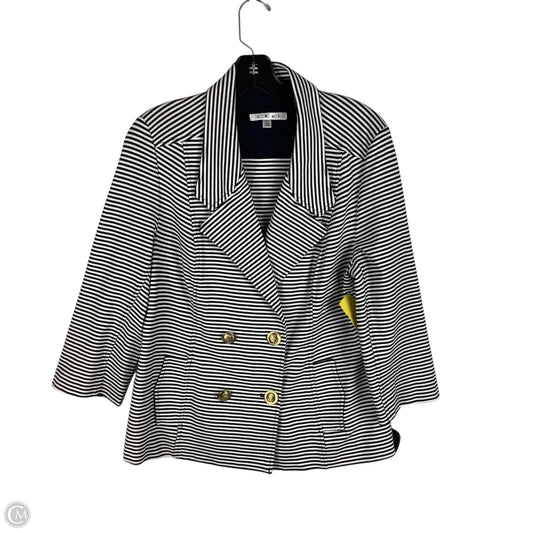 Blazer By Cabi In Striped Pattern, Size: L