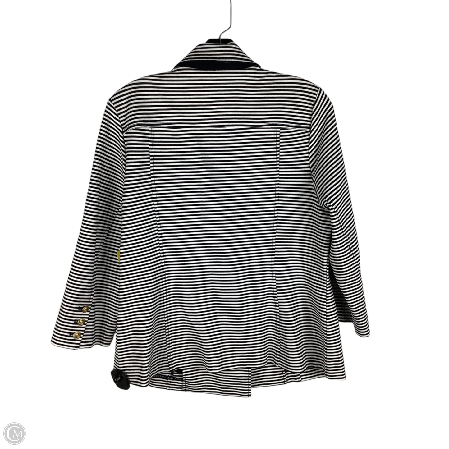 Blazer By Cabi In Striped Pattern, Size: L