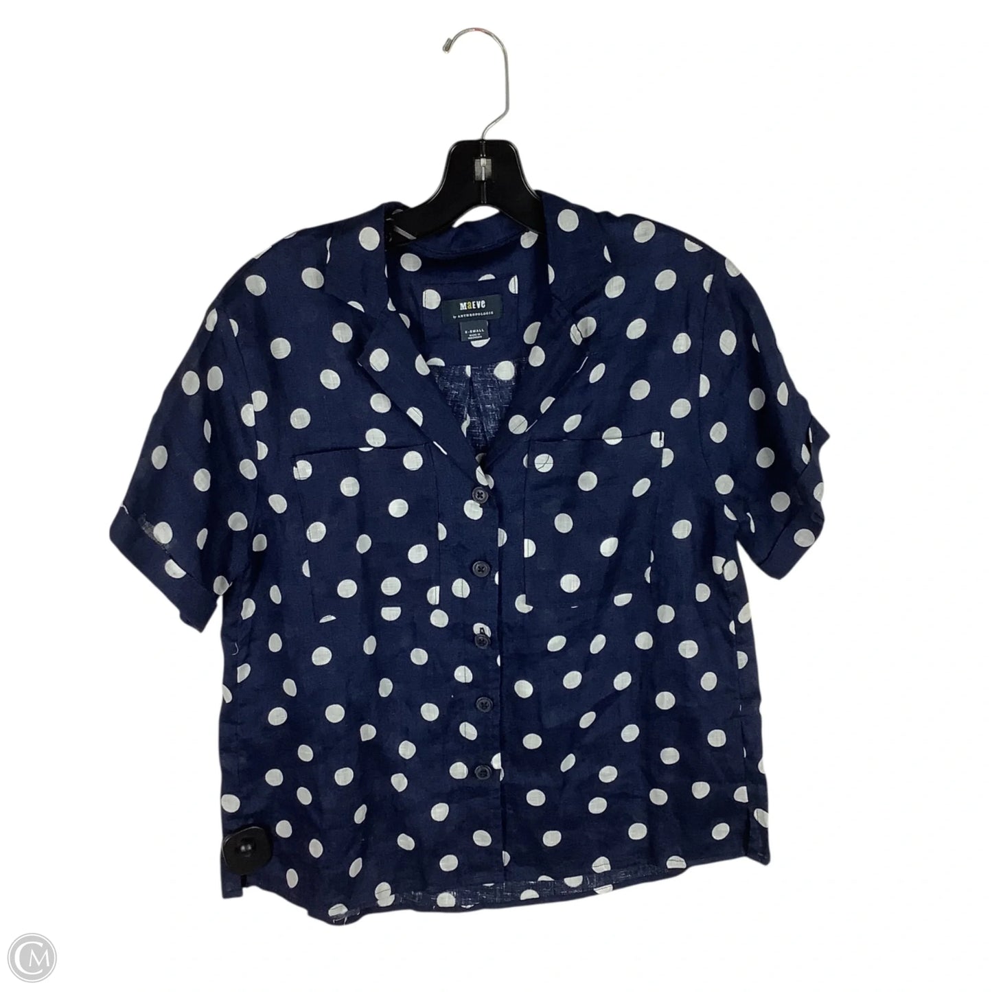 Top Short Sleeve By Maeve In Navy, Size: Xs