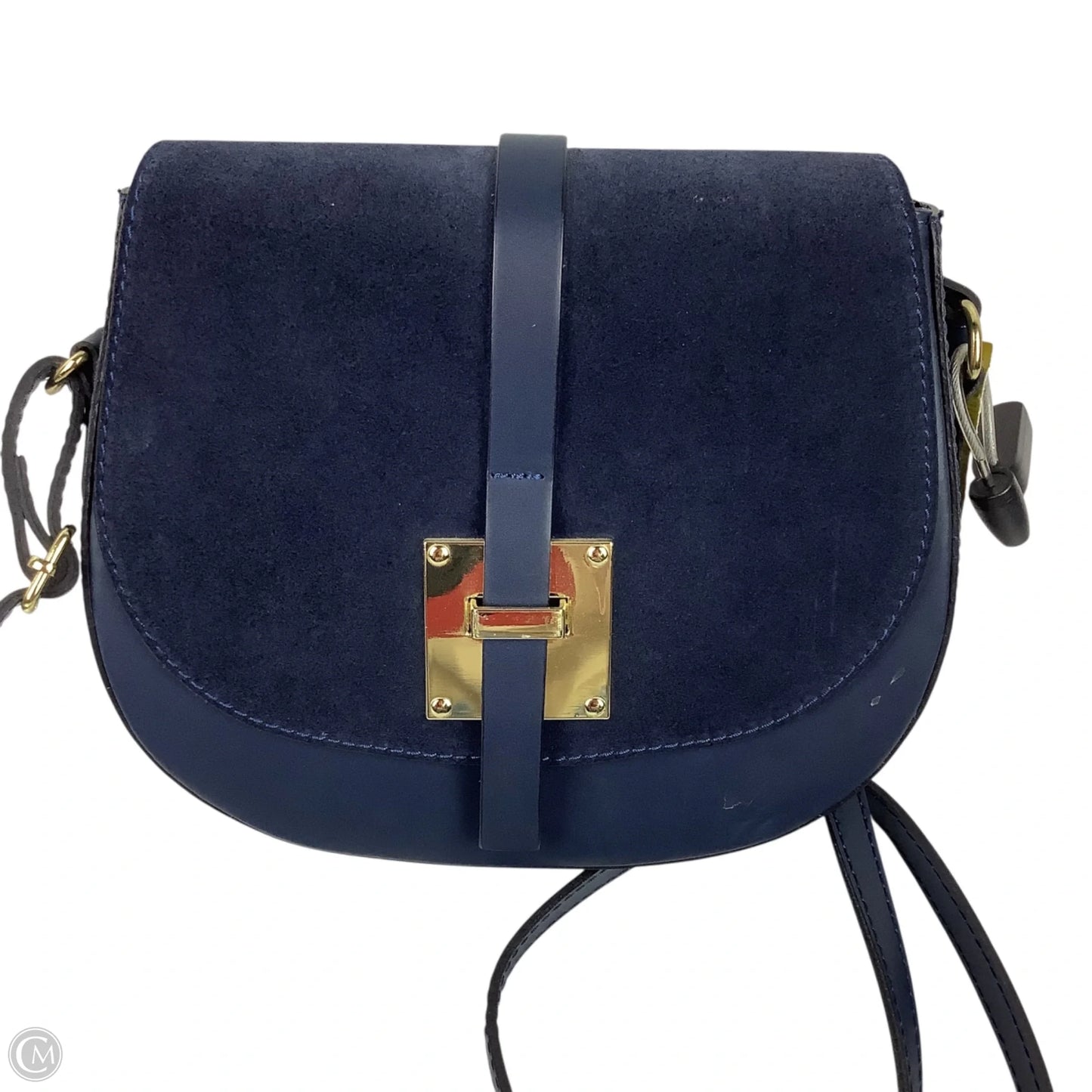 Crossbody Leather By Clothes Mentor, Size: Medium