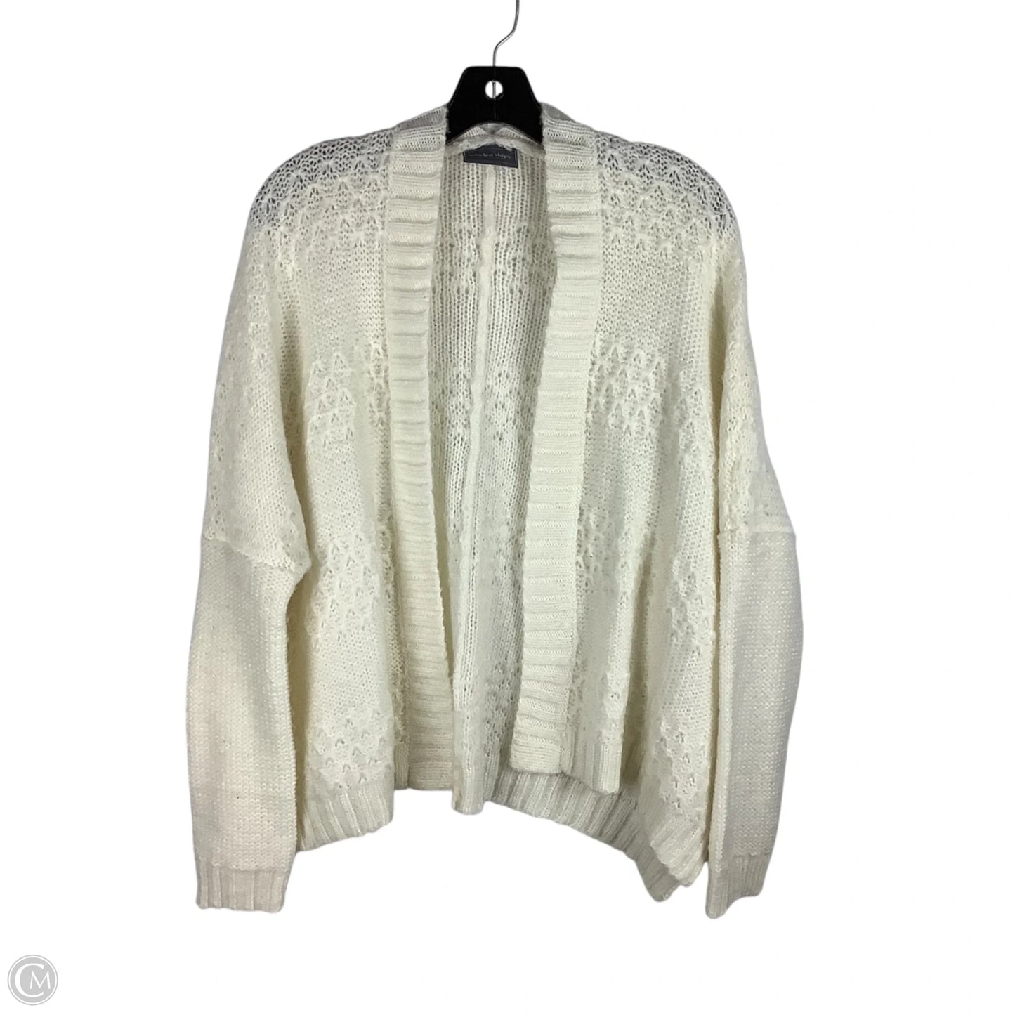 Sweater Cardigan By Wooden Ships In White, Size: S/M