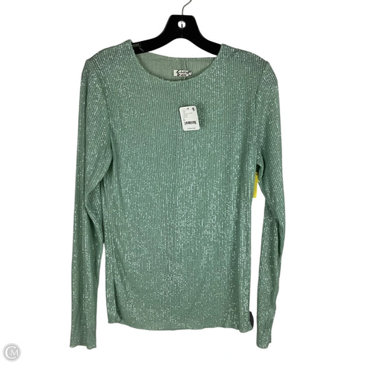 Top Long Sleeve By Free People In Green, Size: M