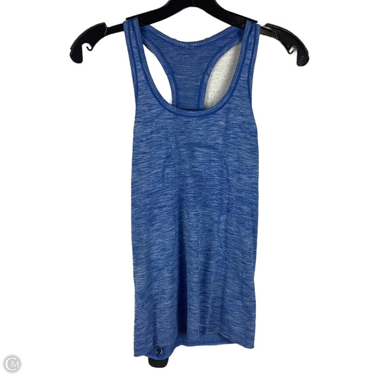 Athletic Tank Top By Lululemon In Blue, Size: 4