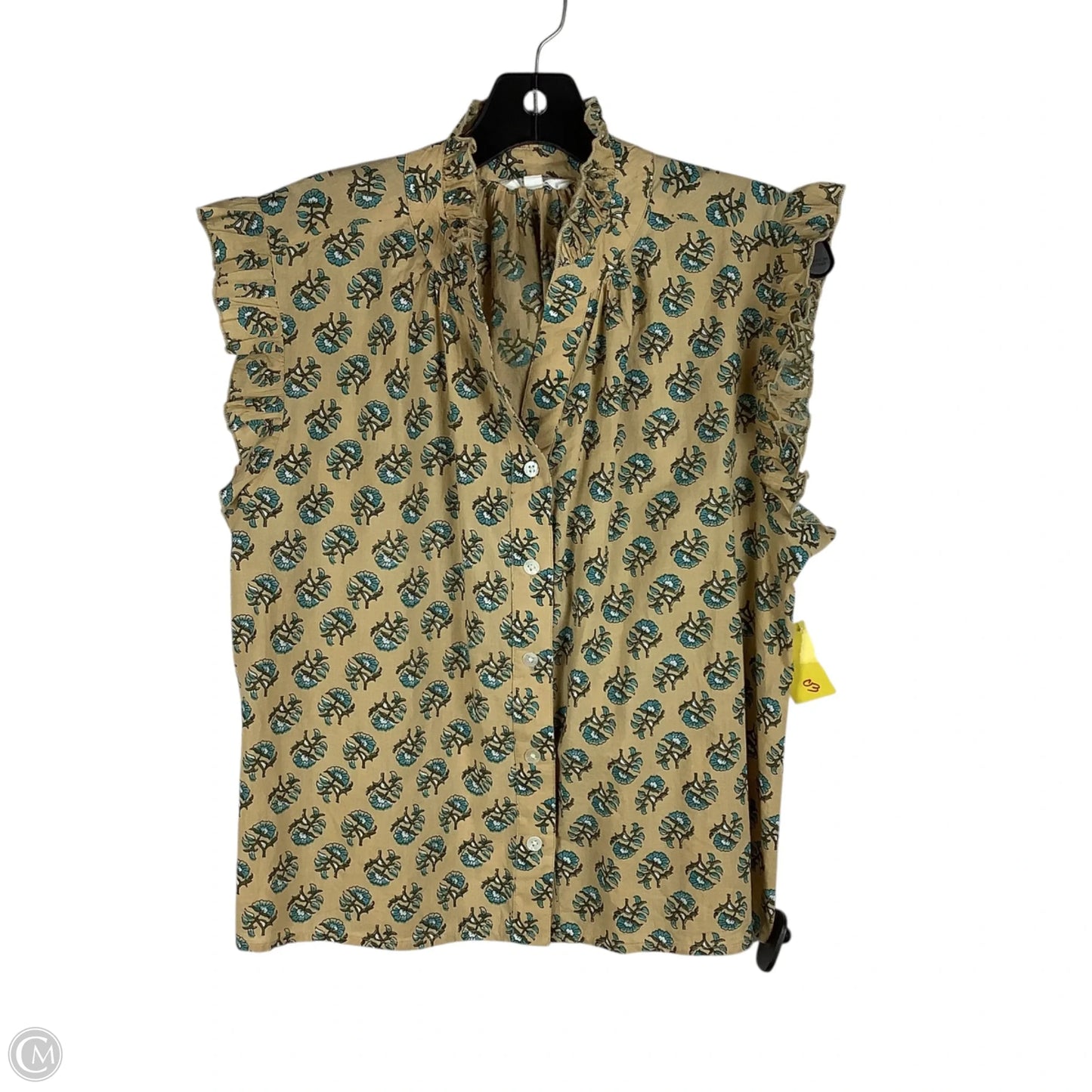 Top Short Sleeve By Thml In Print, Size: S