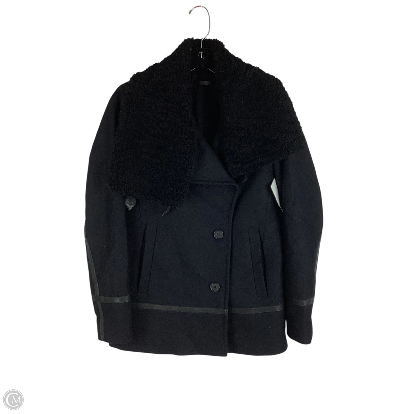 Coat Designer By All Saints In Black, Size: 4