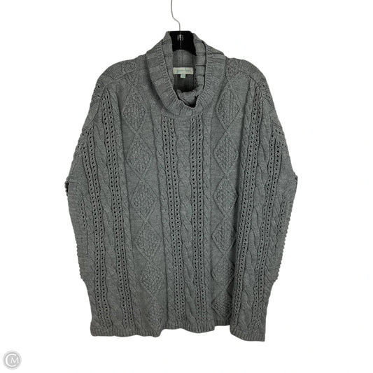 Shawl By Grace & Lace In Grey, Size: Xl