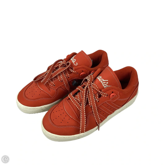 Shoes Sneakers By Adidas In Orange, Size: 6.5