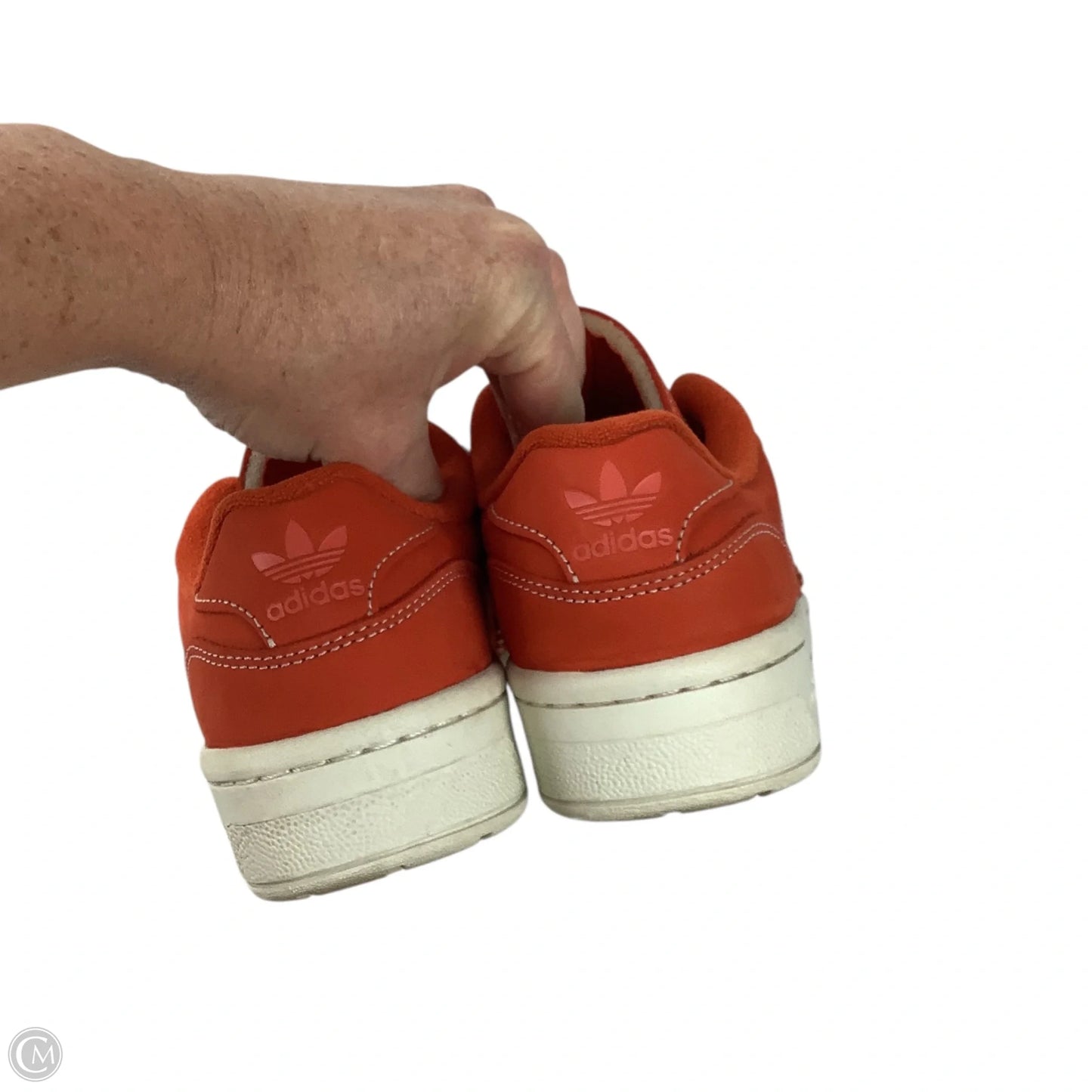 Shoes Sneakers By Adidas In Orange, Size: 6.5