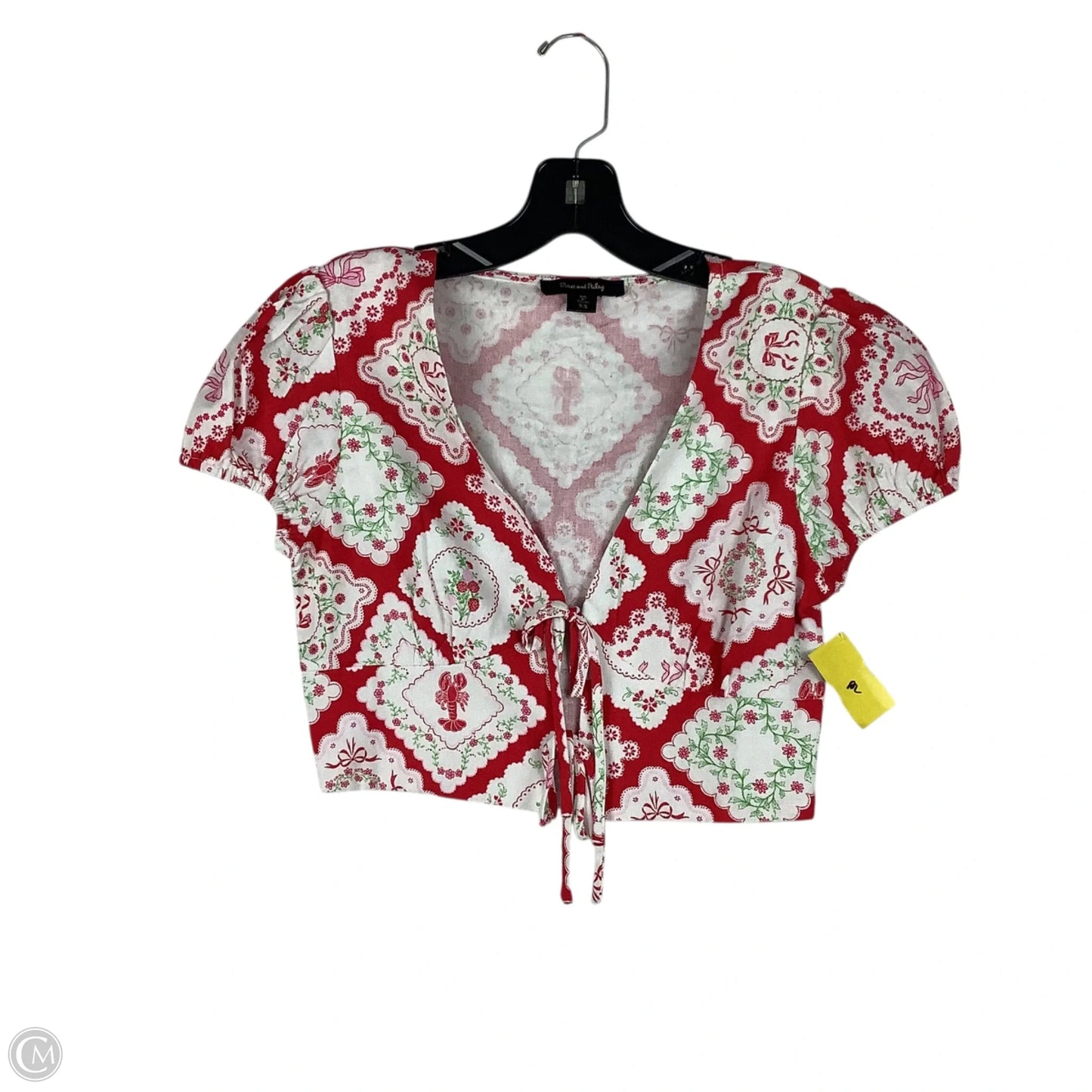 Top Short Sleeve By Clothes Mentor In Red, Size: Xs