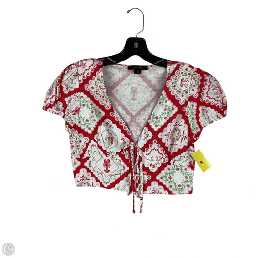 Top Short Sleeve By Clothes Mentor In Red, Size: Xs