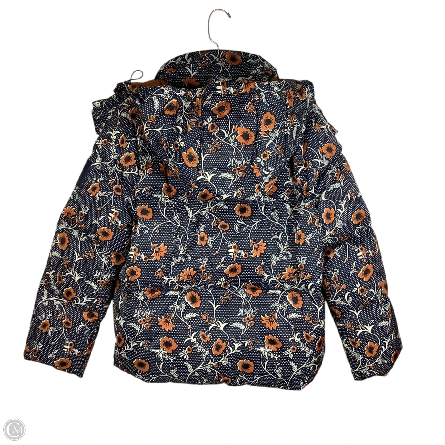 Coat Designer By Tory Burch In Navy, Size: Xs